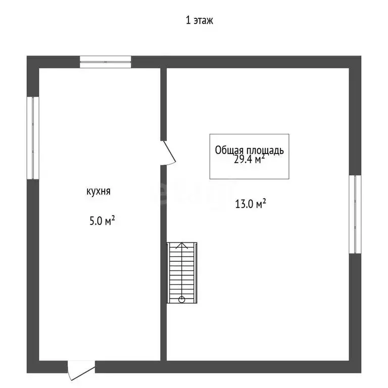 Дом в Новосибирск, СТ Берёзка, 4-я улица (29.4 м) - Фото 1