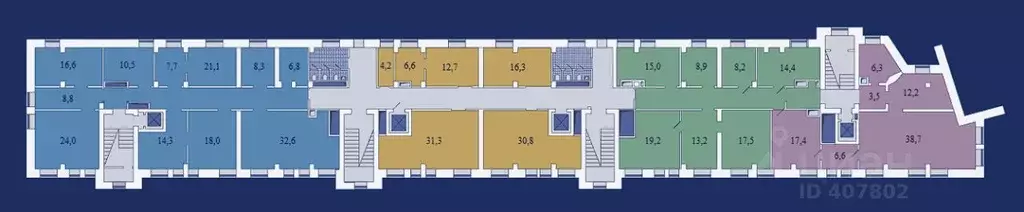 Офис в Москва ул. Сущевский Вал, 2 (500 м) - Фото 1