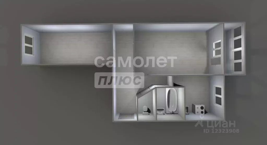 2-к кв. Московская область, Подольск Почтовая ул., 25 (44.9 м) - Фото 2