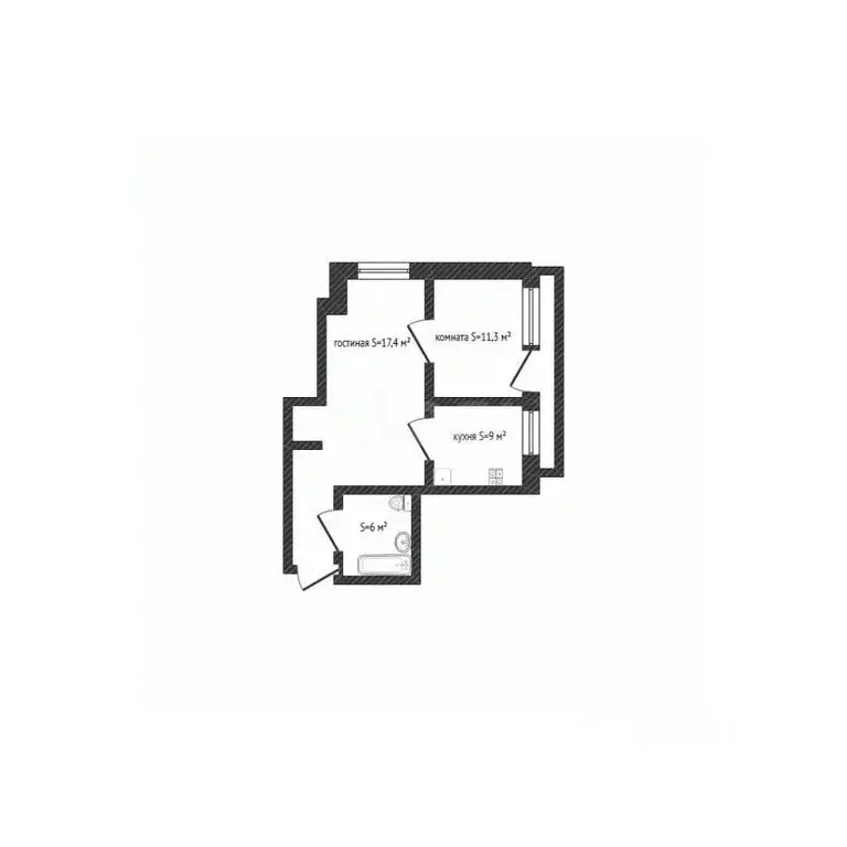 2-к кв. Алтайский край, Бийск ул. Михаила Кутузова, 27 (51.7 м) - Фото 2