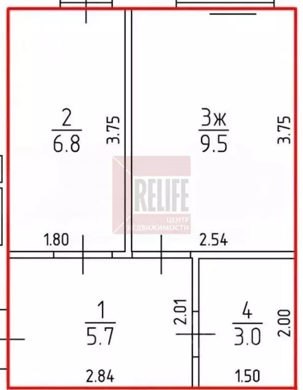 1-к кв. Калининградская область, Гурьевский муниципальный округ, пос. ... - Фото 2