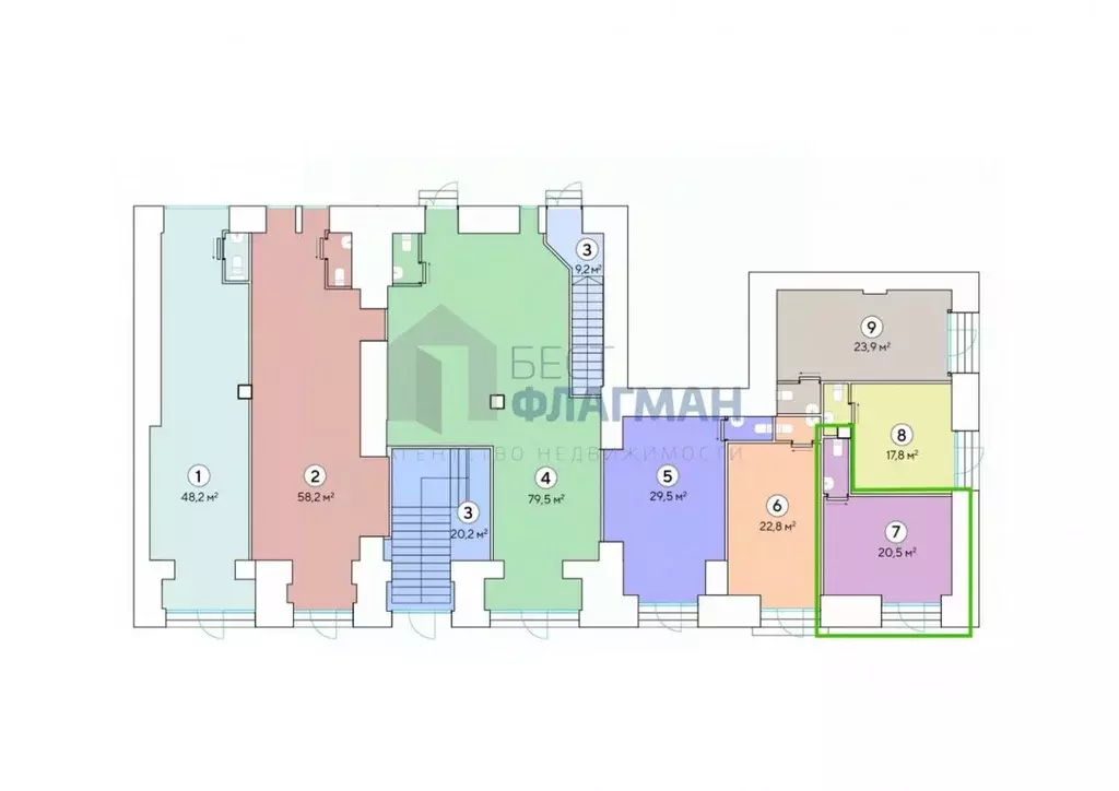 Помещение свободного назначения в Москва 1-я Тверская-Ямская ул., 11 ... - Фото 2