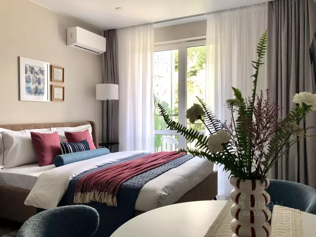 Студия Краснодарский край, Сочи ул. Искры, 88к8 (23.0 м) - Фото 1