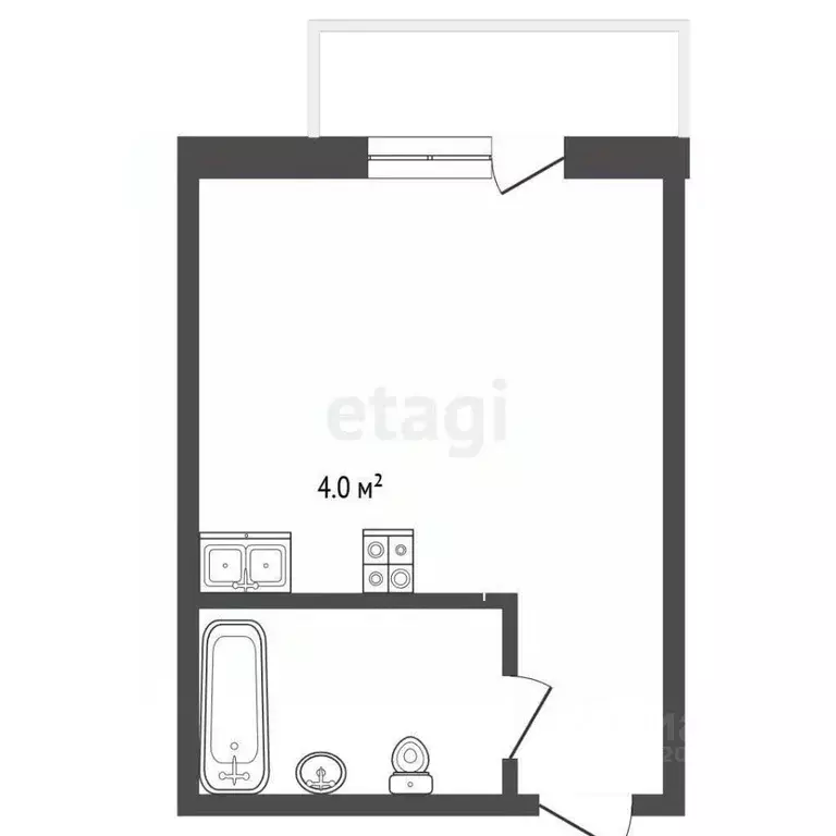 Студия Краснодарский край, Новороссийск Цемдолина тер., ул. Парковая, ... - Фото 2