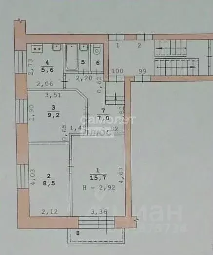 3-к кв. Свердловская область, Екатеринбург ул. Саввы Белых, 11 (49.2 ... - Фото 2