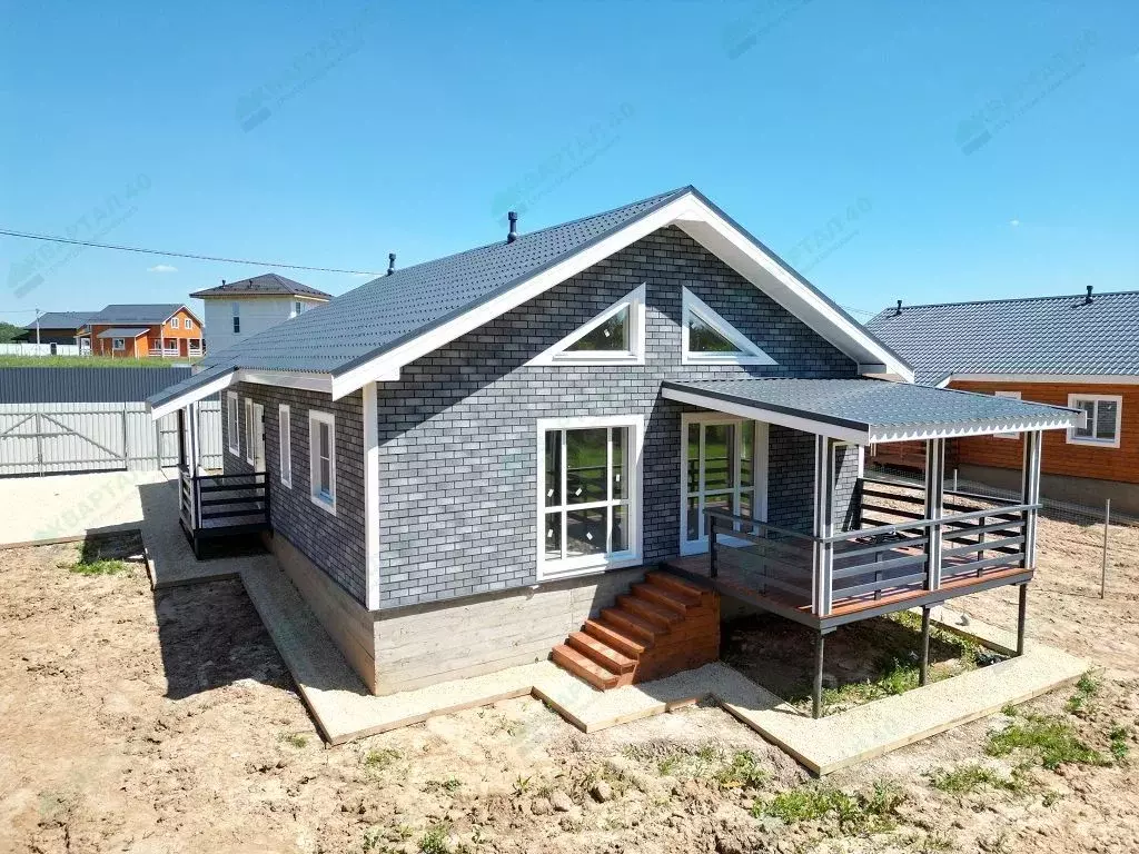 Дом в Калужская область, Боровский муниципальный округ, Совьяки с/пос, ... - Фото 2