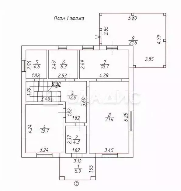 Дом в Калужская область, Боровский муниципальный округ, Солнечная ... - Фото 2