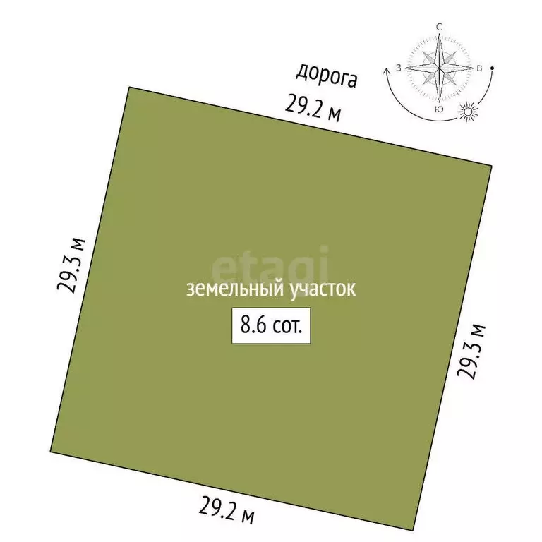 Участок в Заводоуковск, улица Адмирала Ушакова (8.6 м) - Фото 1