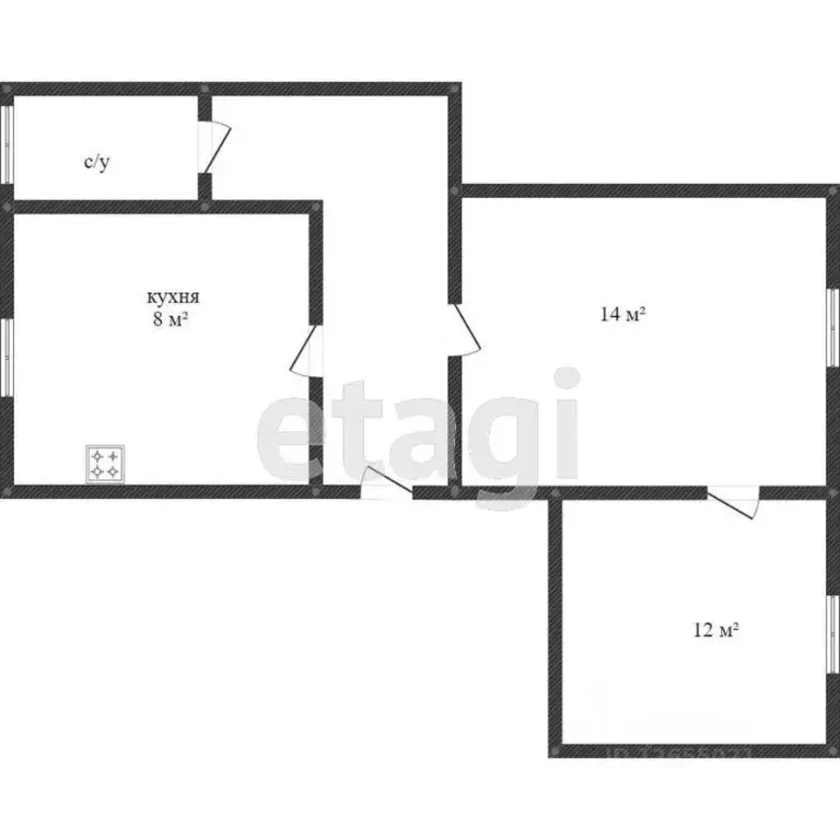 Комната Костромская область, Кострома Гидростроительная ул., 28 (20.0 ... - Фото 1