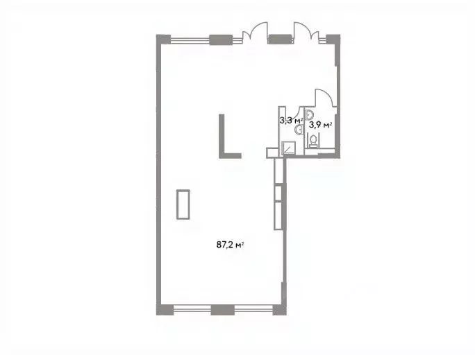 Торговая площадь в Москва пер. 1-й Котляковский, 4Б (114 м) - Фото 1