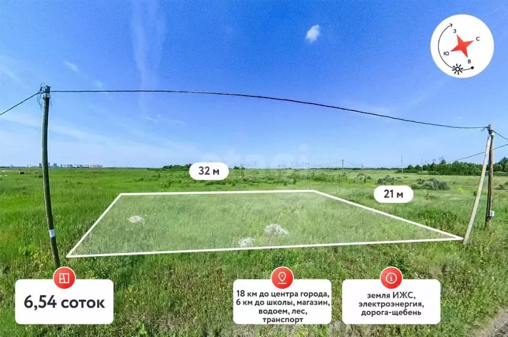 Участок в Тюменская область, Тюмень  (6.0 сот.) - Фото 1