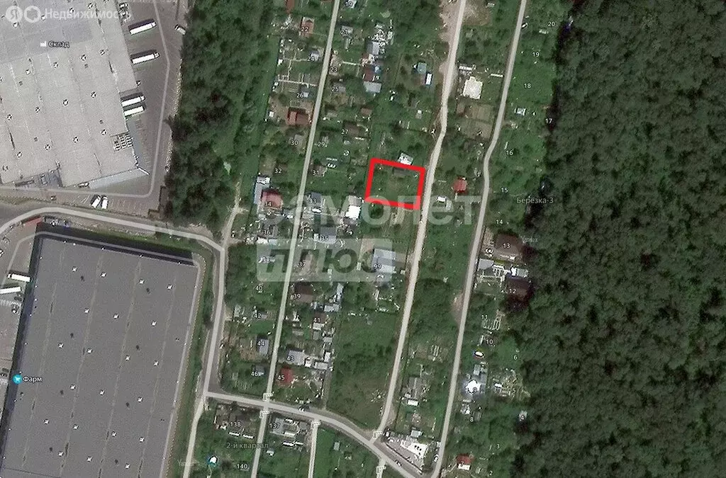 Участок в Подольск, СНТ Берёзка-4 (7 м) - Фото 2