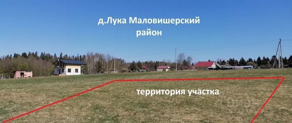Участок в Новгородская область, Маловишерский муниципальный округ, ... - Фото 1