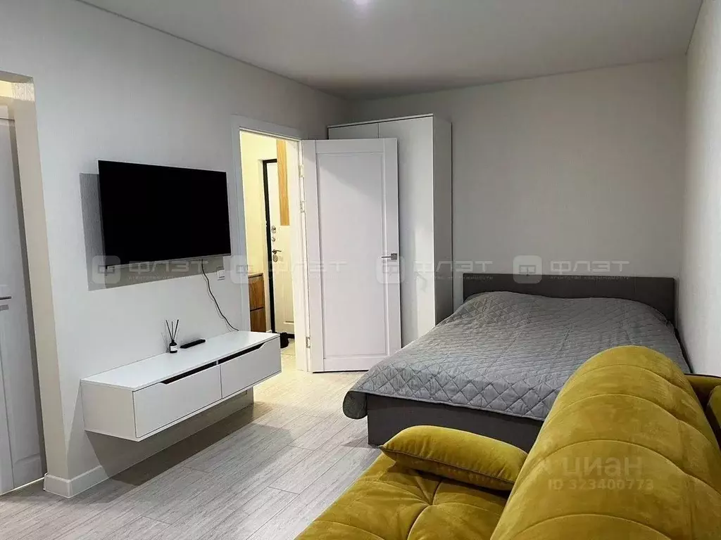 1-к кв. Татарстан, Казань ул. Александра Курынова, 5к2 (33.0 м) - Фото 2