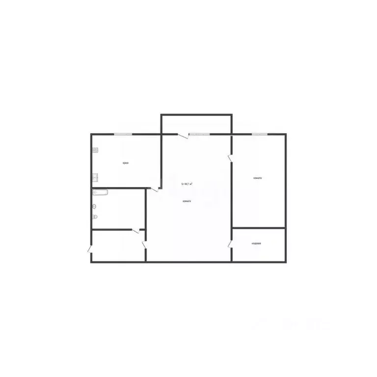 2-к кв. Алтайский край, Бийск ул. Имени Героя Советского Союза ... - Фото 2