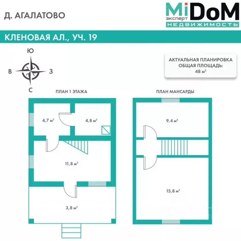 Дом в Ленинградская область, Всеволожский район, Агалатовское с/пос, ... - Фото 2