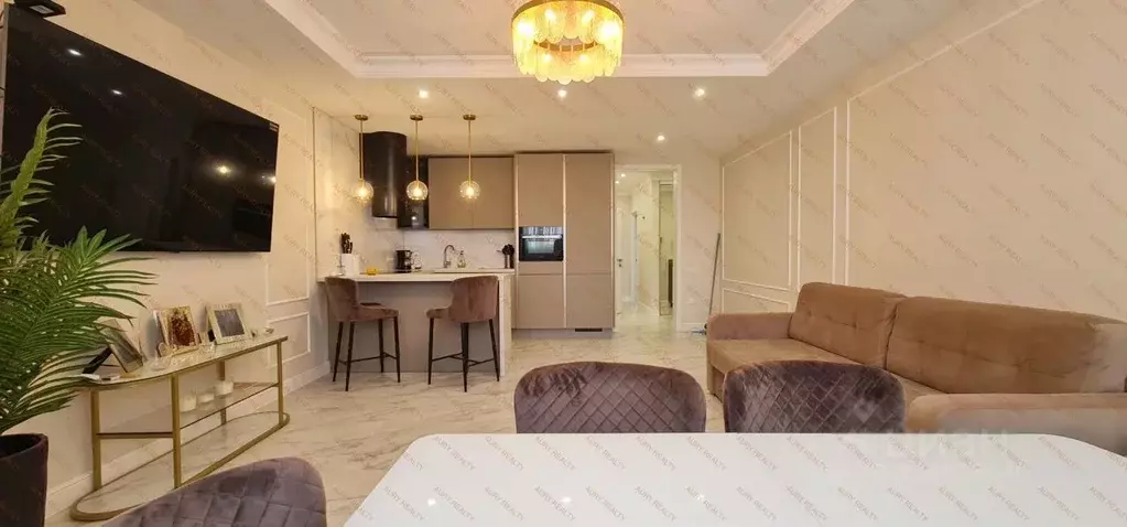 3-к кв. Краснодарский край, Сочи Центральный мкр, ул. Роз, 36 (75.0 м) - Фото 2