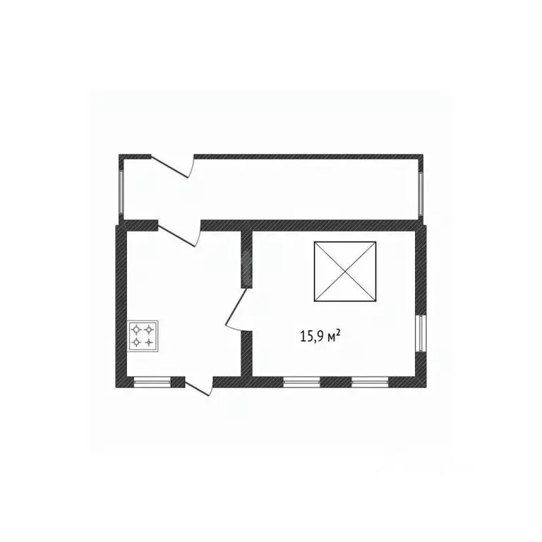 Дом в Брянская область, Рогнединский район, Шаровичское с/пос, д. ... - Фото 2