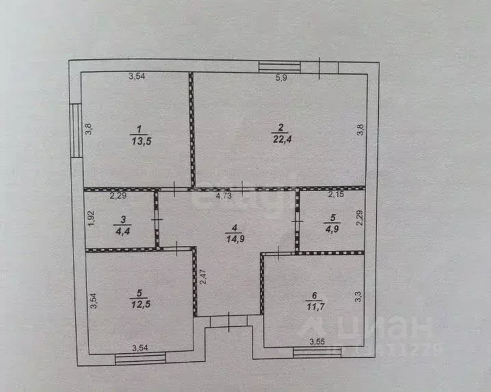 Дом в Белгородская область, Белгородский район, Разумное рп ул. Дивная ... - Фото 2