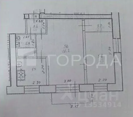 2-к кв. Алтайский край, Барнаул ВРЗ мкр, ул. Смольная, 48 (40.5 м) - Фото 2