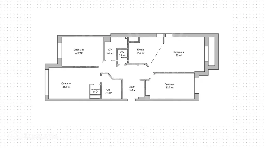 Продаётся 4-к квартира, 168.3 м - Фото 1