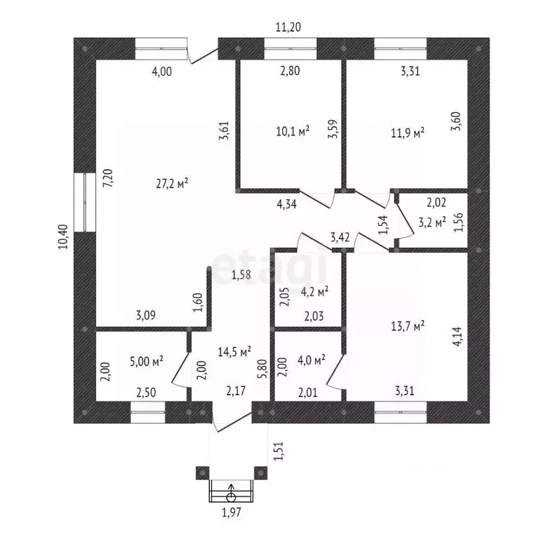 Дом в Башкортостан, Уфа городской округ, с. Нагаево  (100 м) - Фото 2
