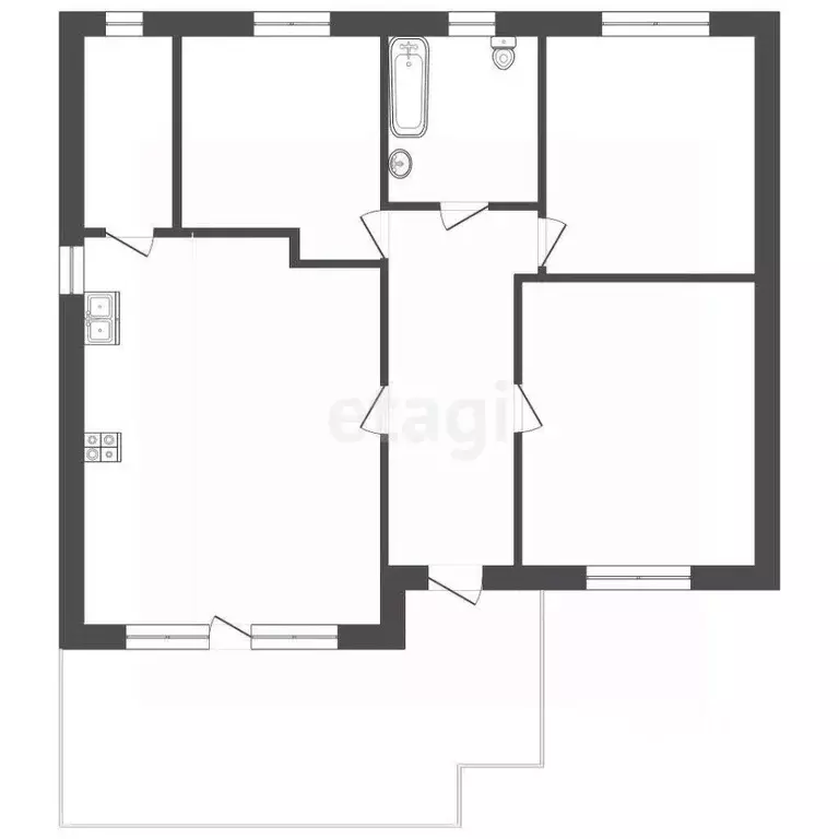 Дом в Ростовская область, Ростов-на-Дону Пейзажная ул. (142 м) - Фото 2