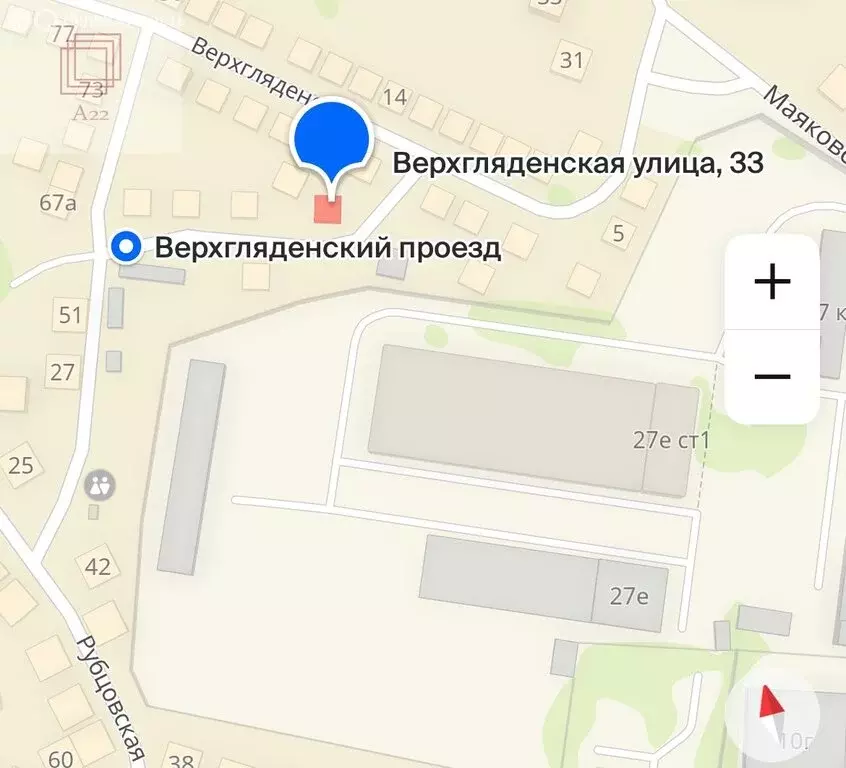 Участок в Барнаул, микрорайон Восточный, Верхгляденская улица, 33 (7 ... - Фото 1