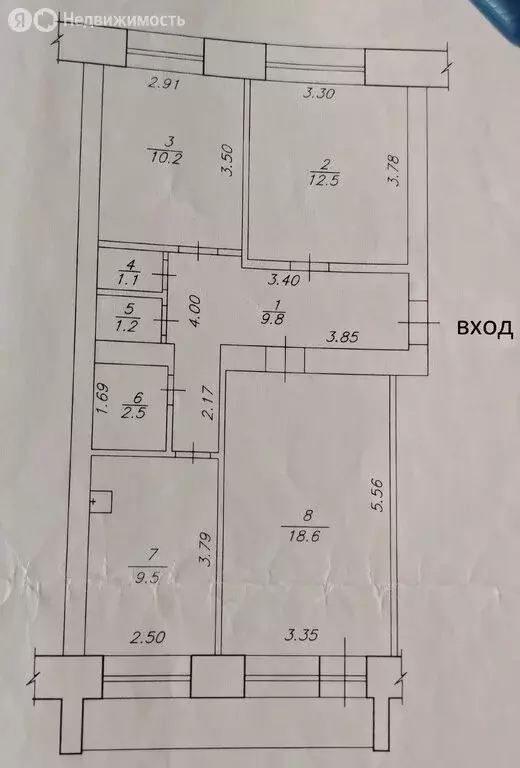 3-комнатная квартира: Зеленогорск, улица Диктатуры Пролетариата, 1 ... - Фото 1
