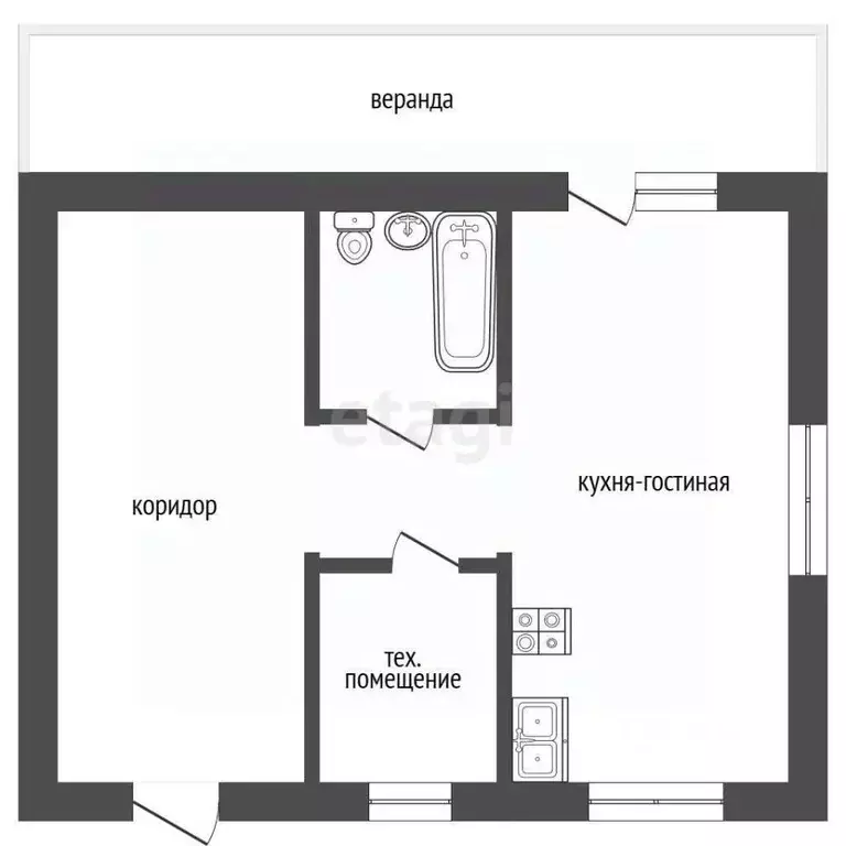 Дом в Орловская область, Орловский муниципальный округ, д. Никуличи  ... - Фото 2