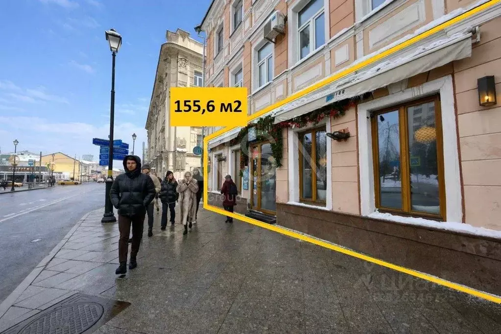 Помещение свободного назначения в Москва ул. Покровка, 21-23/25С1 (156 ... - Фото 1