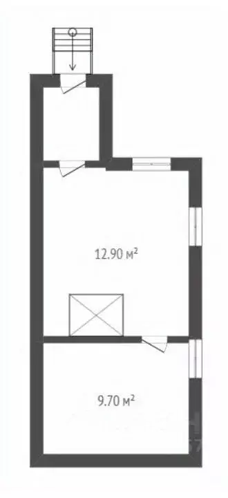 1-к кв. Воронежская область, Борисоглебск ул. Свободы, 267 (22.6 м) - Фото 1