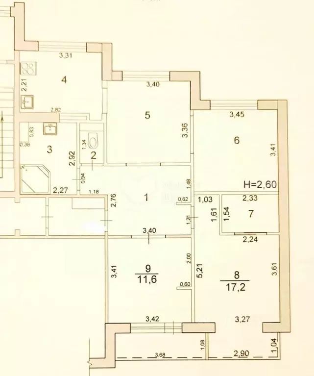 4-к кв. Волгоградская область, Волгоград Рабоче-Крестьянская ул., 50 ... - Фото 2