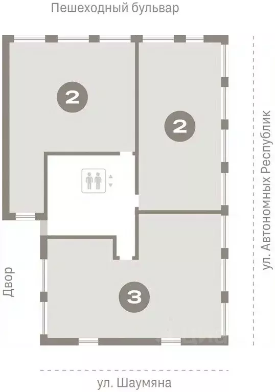 2-к кв. Свердловская область, Екатеринбург ул. Шаумяна, 30 (165.67 м) - Фото 1