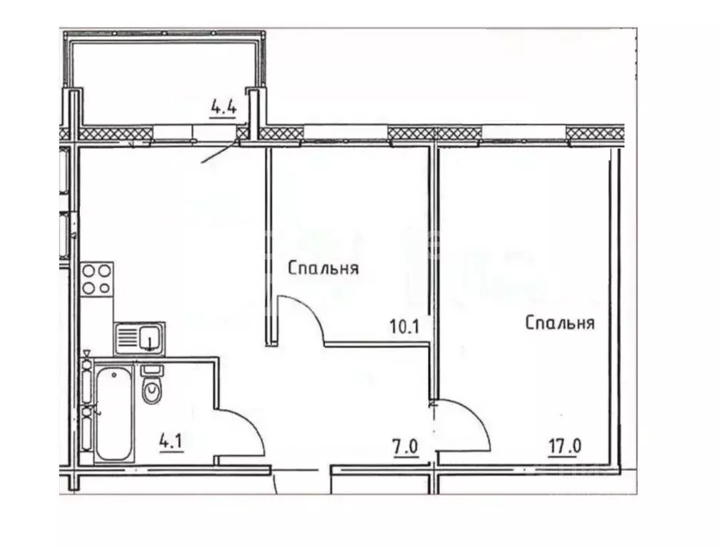 2-к кв. Иркутская область, Иркутск Гусарская тер., 12 (56.0 м) - Фото 2
