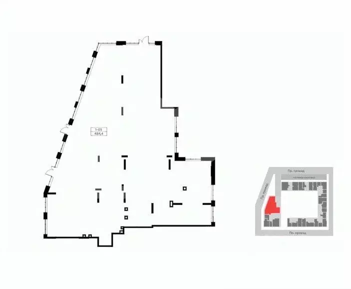 Помещение свободного назначения в Москва Родные кварталы жилой ... - Фото 2