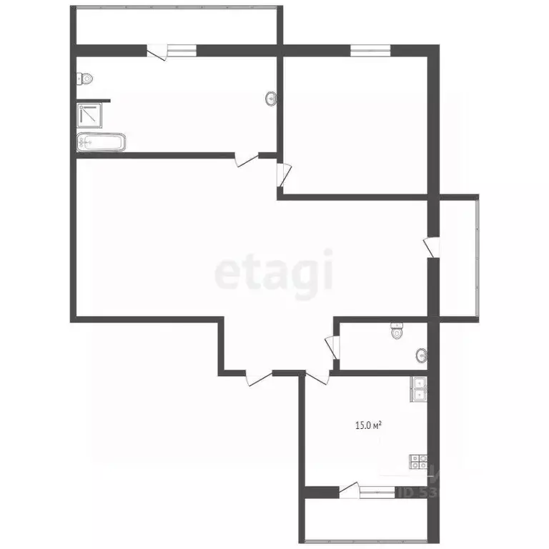 4-к кв. Забайкальский край, Чита ул. Богомягкова, 53 (146.7 м) - Фото 1