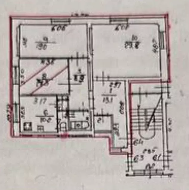 3-к кв. Санкт-Петербург ул. Седова, 75/21 (102.0 м) - Фото 1