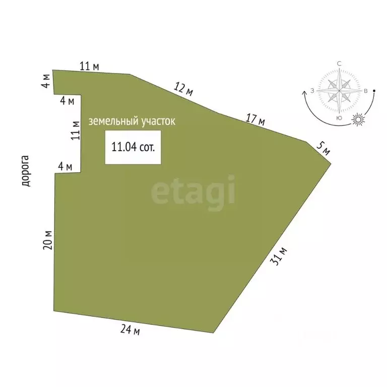 Дом в Свердловская область, Туринск ул. Тургенева, 4 (38 м) - Фото 2