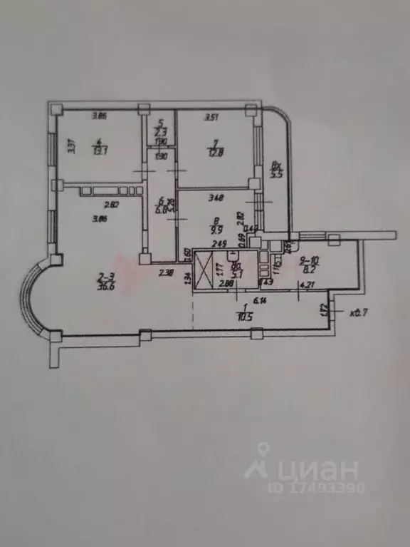 4-к кв. Ростовская область, Ростов-на-Дону Лермонтовская ул., 89 ... - Фото 1