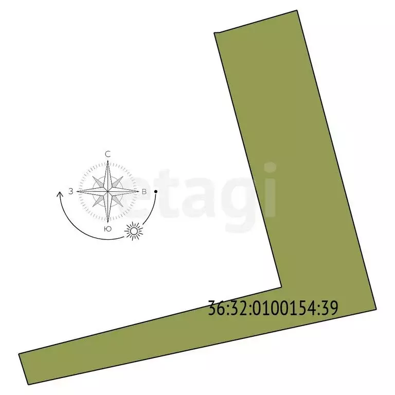 Участок в Эртиль, Дальняя улица (5.3 м) - Фото 1