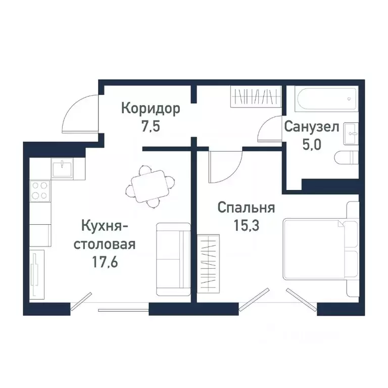 1-к кв. Челябинская область, Челябинский городской округ, пос. ... - Фото 0