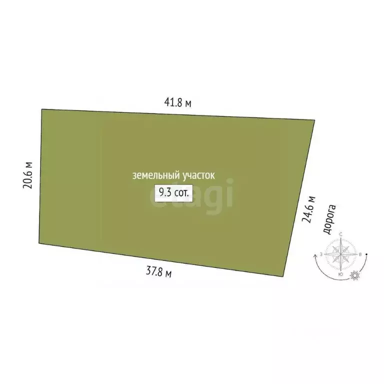 Участок в Саха (Якутия), Якутск ул. Птицевод, 176 (9.3 сот.) - Фото 2