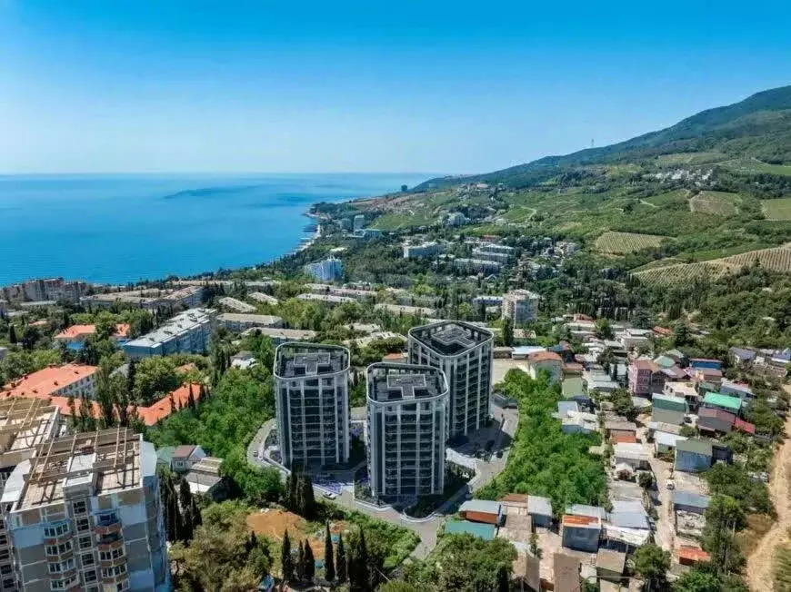 1-к кв. Крым, Ялта муниципальный округ, Гурзуф пгт пер. Зеленый, 1 ... - Фото 1