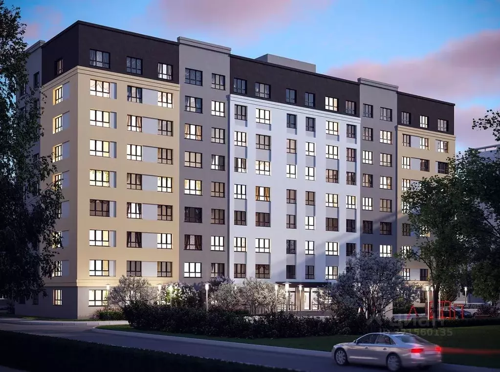 2-к кв. Рязанская область, Рязань Телецентр жилрайон,  (66.26 м) - Фото 2