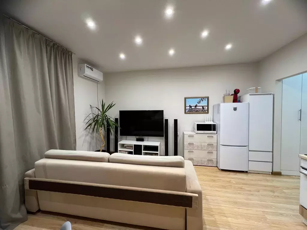 Квартира, 1 комната, 45.1 м - Фото 1