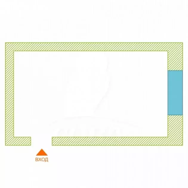 1к в -комнатной квартире (18 м) - Фото 1