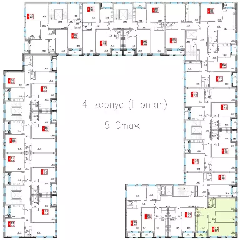 3-комнатная квартира: Тверь, Петербургское шоссе, 13к2 (102.34 м) - Фото 2