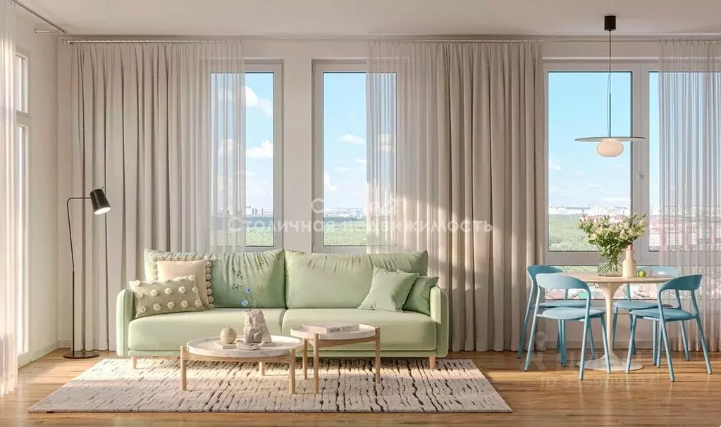 3-к кв. Московская область, Балашиха Авиаторов мкр, ул. Колдунова, 1 ... - Фото 0