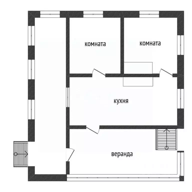 Дом в Новгородская область, Чудовский район, Грузинское с/пос, д. ... - Фото 2